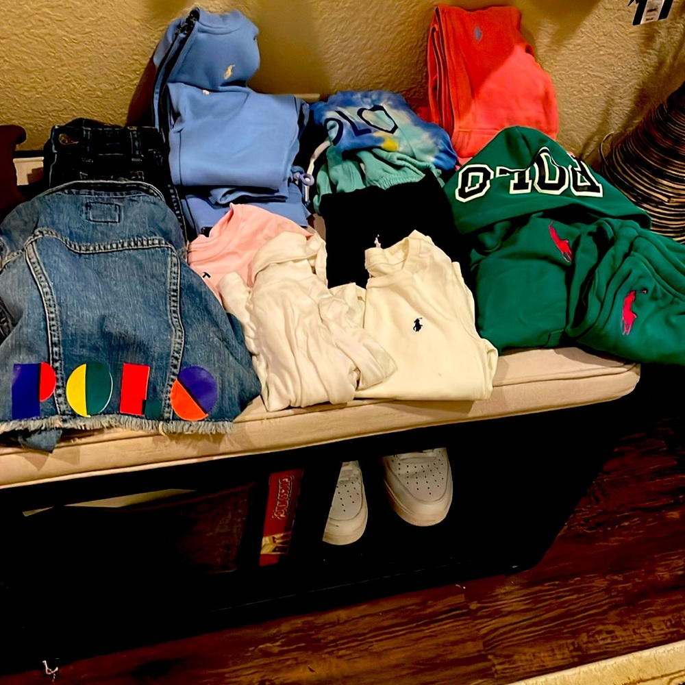 Toddler girl polo sets and more